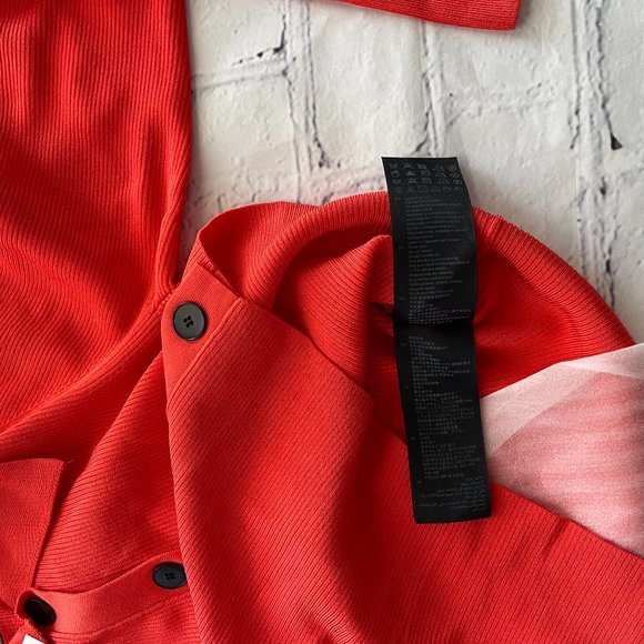 Sandro Paris Cropped Cardigan with Shirt Collar - Picture 7 of 11